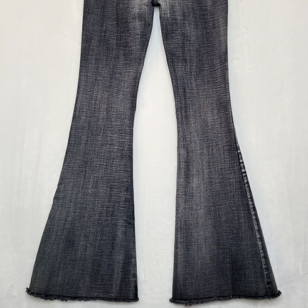 Pol Stretchy High Waist Flare Bell Bottom Pants Size Small - Picture 7 of 9